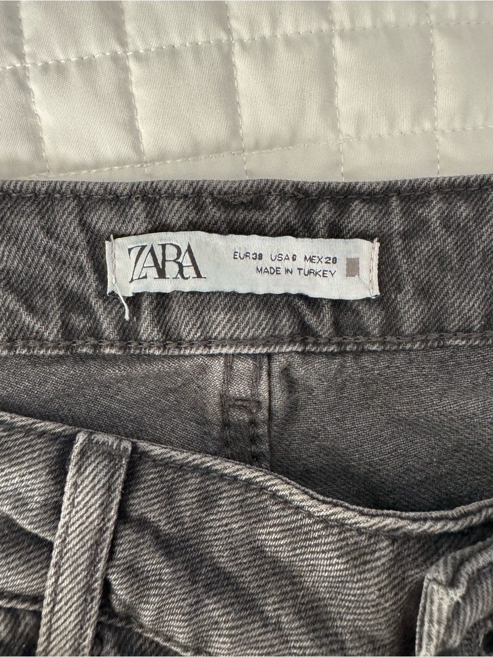 ZARA Gray/light black Jeans - Classic Straight Fit